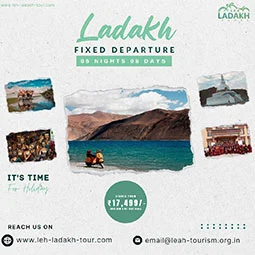 Ladakh fixed departure 6 nights 7 days Starting from ₹ 17,499/-